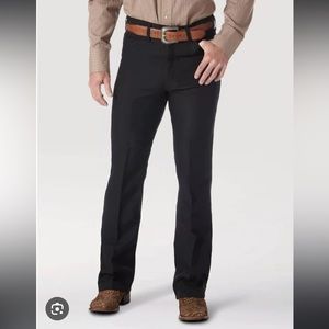 Wrangler Black Bootcut Jeans for Men